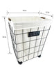 Load image into Gallery viewer, Rae Dunn “Laundry” Rectangular Black Wire Laundry Basket
