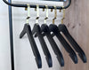 Simply Brilliant Collection 10-Pack Black Acrylic Hangers