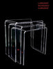 Simply Brilliant Set of 3 Acrylic End Tables