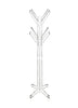 Simply Brilliant Clear Acrylic Coat Rack with Eight Hooks