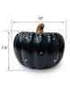 Load image into Gallery viewer, Black Pumpkin made of Resin - Dimensions
