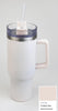 40 Oz Cream Insulated Travel Tumbler - Stainless Steel