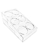 Simply Brilliant Clear Acrylic Bottle Holder with Six Holes