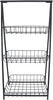 Becki Owens 3-Tier Black Wired Metal Folding Rack and Storage Shelves