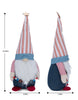 Load image into Gallery viewer, Rae Dunn American Themed Gnome - Dimensions
