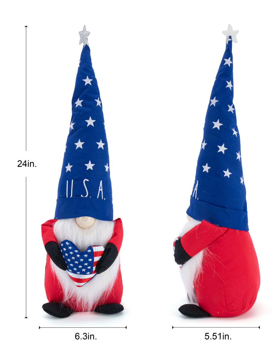 Rae Dunn Patriotic on sale USA gnomes