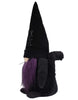Load image into Gallery viewer, Rae Dunn Halloween Décor - Warlock and Black Cat-Themed Gnome - Side Angle
