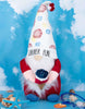 Load image into Gallery viewer, Rae Dunn Patriotic Decor - Gnome Holding Ice Cream - Lifestyle
