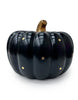 Becki Owens Black Resin Pumpkin with Star-Themed Pattern