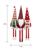 Load image into Gallery viewer, Dimensions picture of the set of three united gnomes. In length, the set measures 17 inches, while in height it measures 29 inches.
