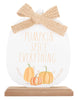 Rae Dunn “Pumpkin Spice Everything” Wooden Pumpkin Sign