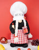 Load image into Gallery viewer, Rae Dunn “Sweet as Jam” Black, Red and White Plush Gnome
