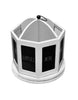 Rae Dunn White Wooden 4 Sections Office Supplies Spinning Organizer