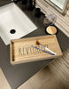 Load image into Gallery viewer, Rae Dunn “Revitalize” Wood Vanity Tray for Bathrooms
