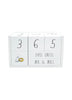 Rae Dunn 9 Pieces White Wooden Wedding Countdown Blocks Set