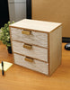 Load image into Gallery viewer, Becki Owens 3-Tier Wooden Desk Organizer with Three Drawers
