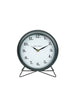 Rae Dunn Metal Circular Mantel Clock
