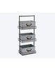 Rae Dunn 3 Tiers Vintage Galvanized Metal Storage Caddy
