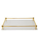 Load image into Gallery viewer, Simply Brilliant Acrylic Toilet Tank Tray with Golden Tubes
