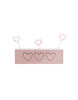 Rae Dunn “Hearts” Wooden Base Wire Photo and Paper Holder