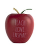 Load image into Gallery viewer, Rae Dunn &quot;Teach, Love, Inspire&quot; Set 2 Resin Desktop Apples
