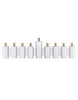 Acrylic Menorah with Gold Hardware 30 MM Candle Holders