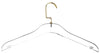 Load image into Gallery viewer, Simply Brilliant Gold Hook Acrylic Clothes Hangers - 10 Pack
