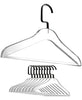 Simply Brilliant Collection 10-Pack Acrylic Hangers with Bars