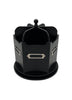6 Sections Black Rotating Organizer for Small Supplies