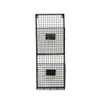 2 Tiers Black Wall Mounting Paper Holder and File Organizer