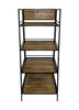 Rae Dunn “Bath” 4 Tiers Dark Wooden Bathroom Shelf Organizer
