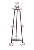 Tripod Bronze Floor Metal Easel with Butterfly Shape at Top
