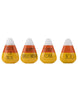 Rae Dunn “Happy Halloween” Set of 4 Candy Corn Decorations