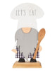 Rae Dunn “Let’s Eat” Decorative Gnome Wooden Cutout