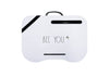 Rae Dunn “Bee You” White Wooden Lap Desk with Pillow