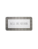 Rae Dunn Anti-Fatigue Modern Black and White Kitchen Mat