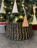 Load image into Gallery viewer, JoJo Fletcher Christmas Wicker Natural Brown Tree Collar

