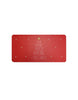Load image into Gallery viewer, Red Christmas Anti-Fatigue Kitchen Mat - Front Angle
