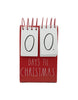 Rae Dunn “Days Till Christmas” Countdown Calendar Red-White