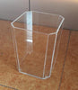 ACRYLIC TAPERED WASTE BASKET