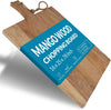 Load image into Gallery viewer, Squared Shape Mango Wood Cutting Board with Handle
