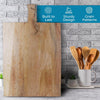 Load image into Gallery viewer, Squared Shape Mango Wood Cutting Board with Handle
