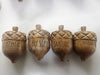 Rae Dunn Set of 4 Wooden Decorative Acorns