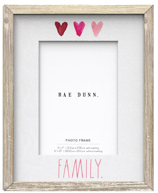 Rae Dunn “Family” 5x7/8x10 Picture Frame