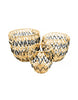 Load image into Gallery viewer, Becki Owens Set of 3 Rounded Woven Seagrass Baskets

