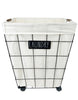 Rae Dunn “Laundry” Set of 2 Laundry Hampers on Wheels