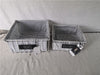 Rae Dunn “Fruits & Vegetables” Set of 2 Wire Metal Baskets