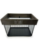 Rae Dunn “Home” Black Wired Basket with Rustic Wooden Frame