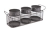 Load image into Gallery viewer, Metal Wire Desk Organizer with 3 Circular Holders
