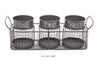 Load image into Gallery viewer, Metal Wire Desk Organizer with 3 Circular Holders
